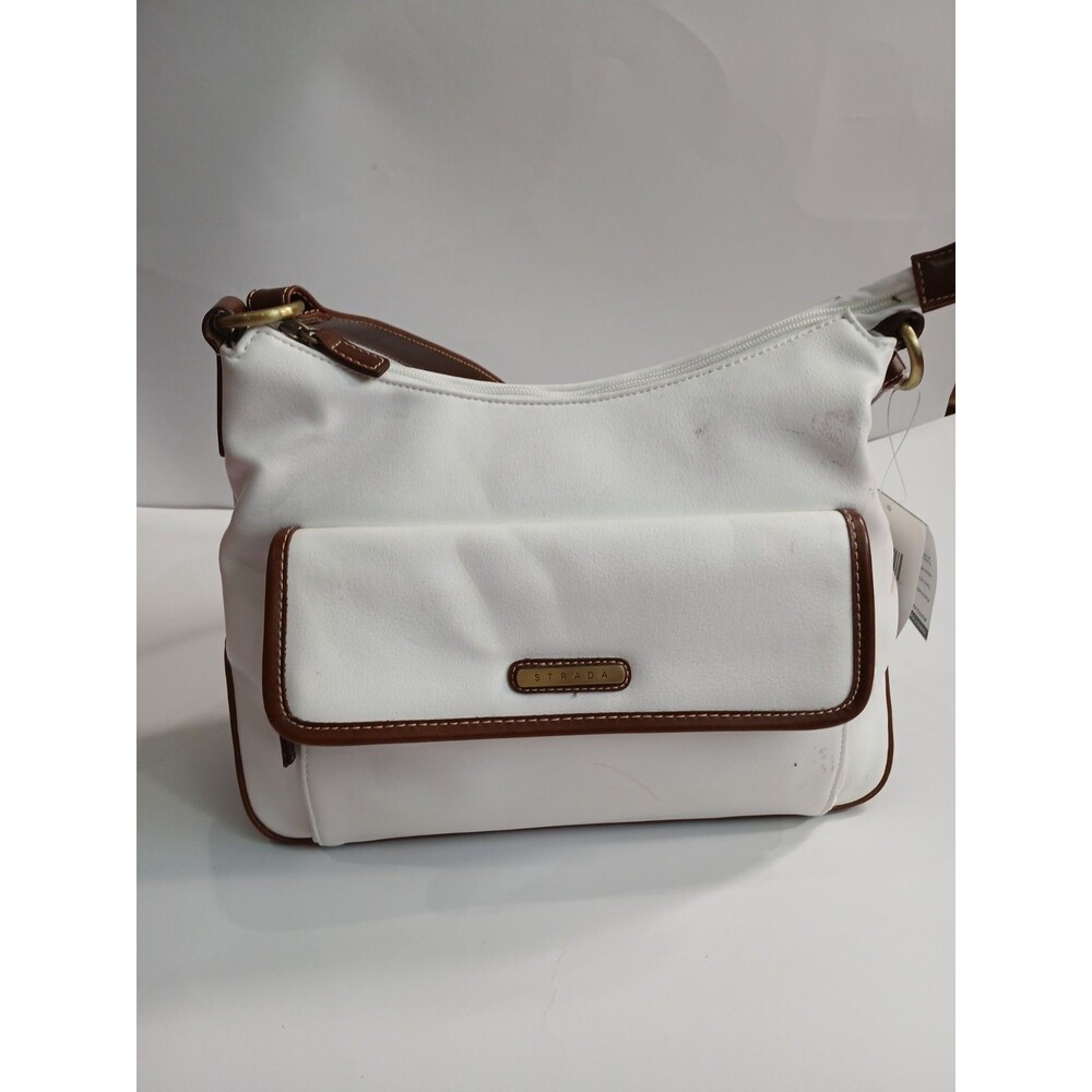Strada White Mini Shoulder Bag Crossbody Purse Y2K Style Women’s
